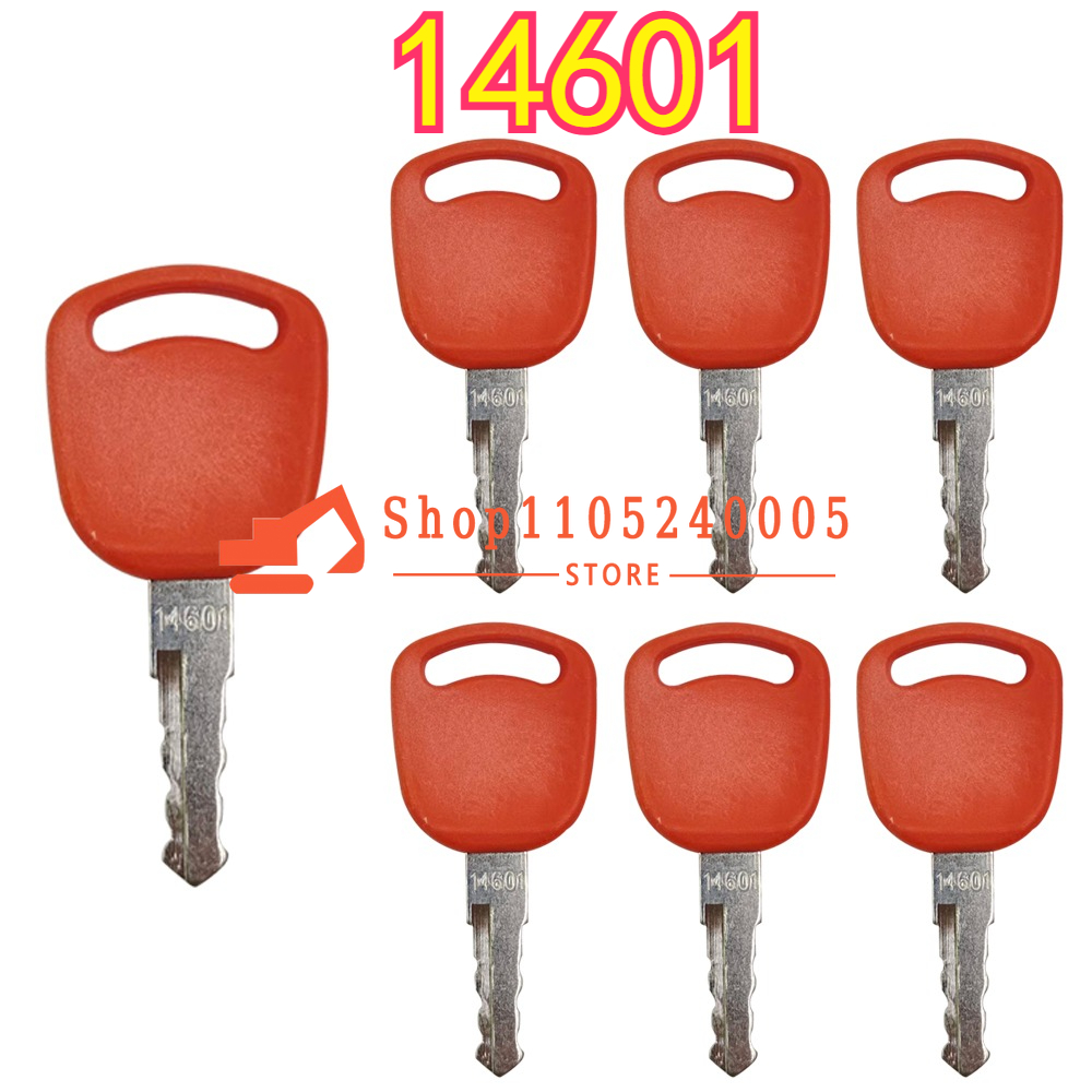 Heavy Equipment Keys Master Set - 20/10/5/1PCS 14601 굴삭기 트랙터용 점화 키