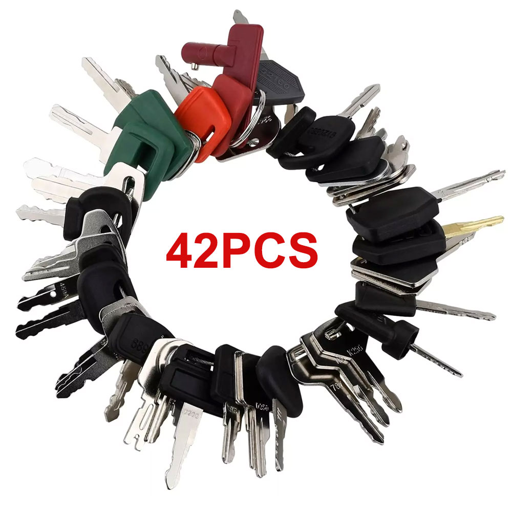 Heavy Equipment Keys Master Set - 42 키 Caterpillar Jcb Yanmar Kobelco