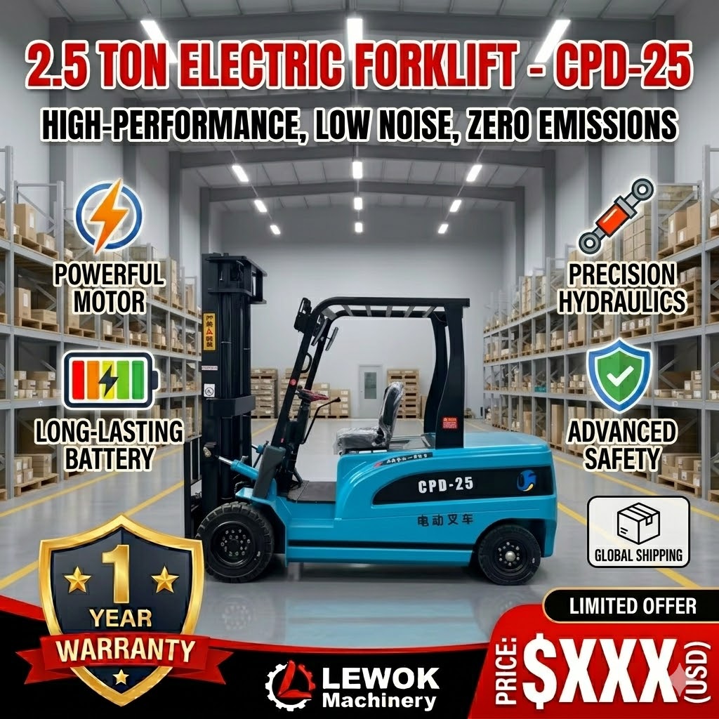 전동 지게차 2.5톤 지게차 납축 배터리 창고 장비 통 - Heavy Equipment Forklift 리뷰 및 가격