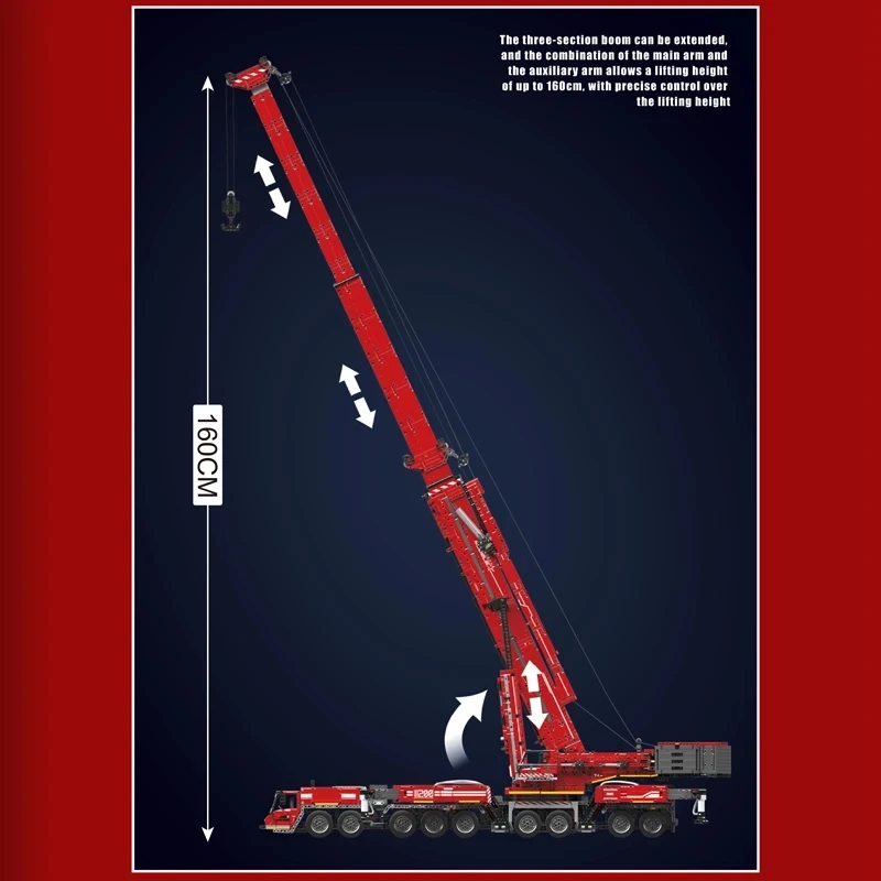 몰드 킹 17007 8506피스 모바일 중장비 크레인  - Heavy Equipment Games 리뷰 및 가격