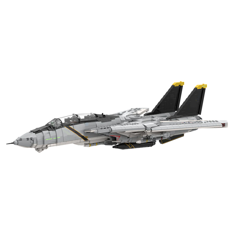 F-14A 중형 전투기 모델 MOC 빌딩 블록 전쟁 장 - Heavy Equipment Games 리뷰 및 가격