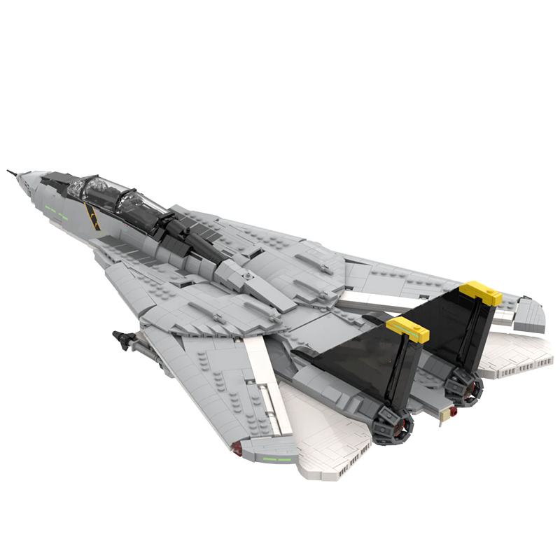 F-14A 중형 전투기 모델 MOC 빌딩 블록 전쟁 장 - Heavy Equipment Games 리뷰 및 가격
