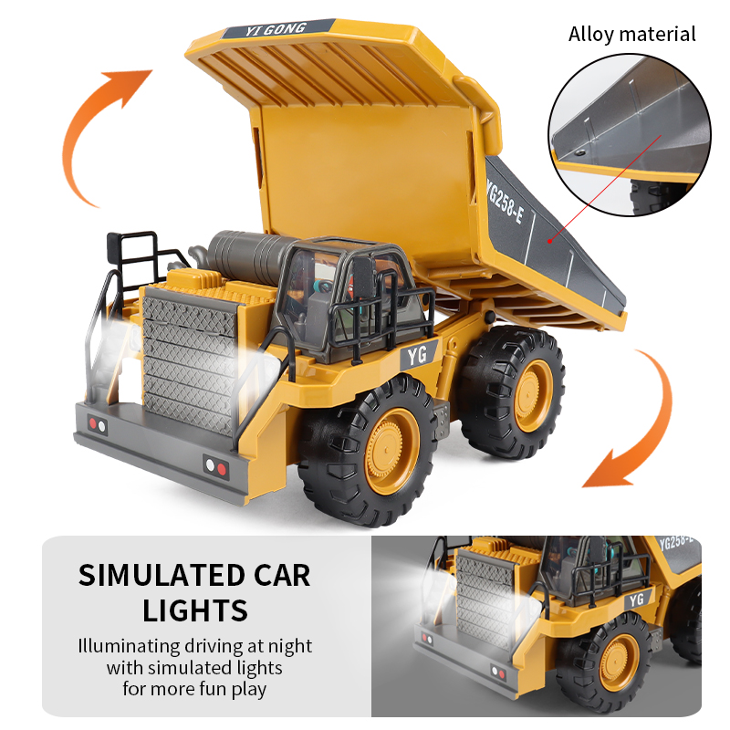 ZWN 리모컨 굴삭기 덤프 트럭, RC 모델 자동차 장 - Heavy Equipment Games 리뷰 및 가격