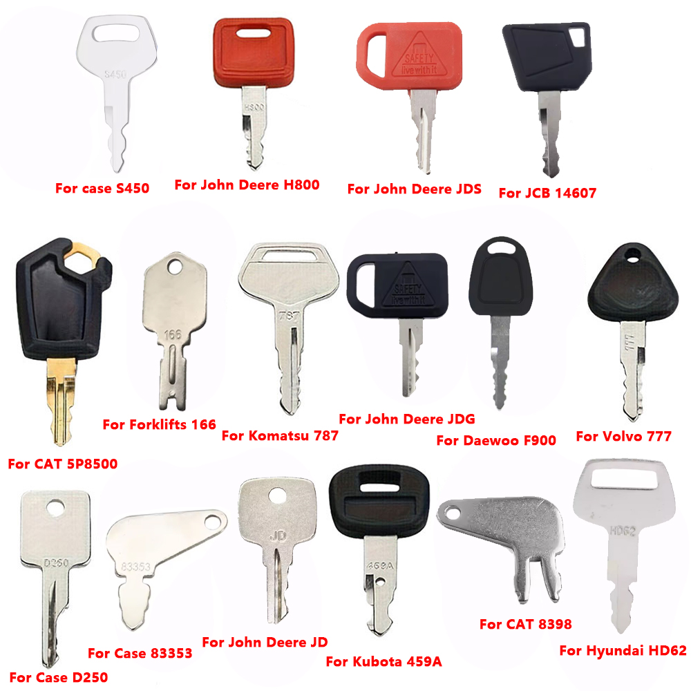 16개입 중장비 키 세트 (CAT, John Deere - Heavy Equipment Keys Master Set 리뷰 및 가격