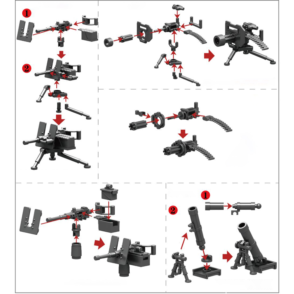 육군 군인 경찰 SWAT 군사 무기 블록 모델 장난감  - Heavy Equipment Games 리뷰 및 가격