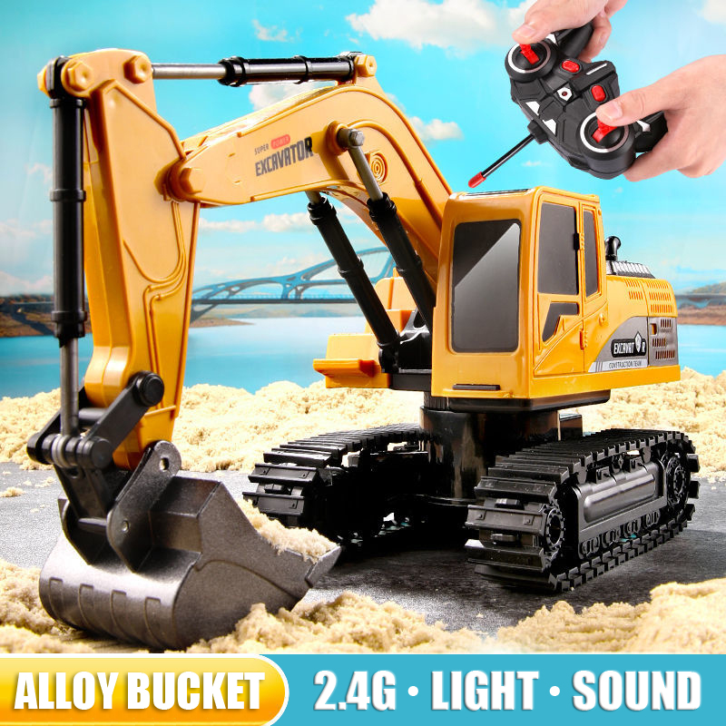 RC 굴삭기 2.4Ghz 6 채널 1:24 RC 엔지니 - Heavy Equipment Games 리뷰 및 가격